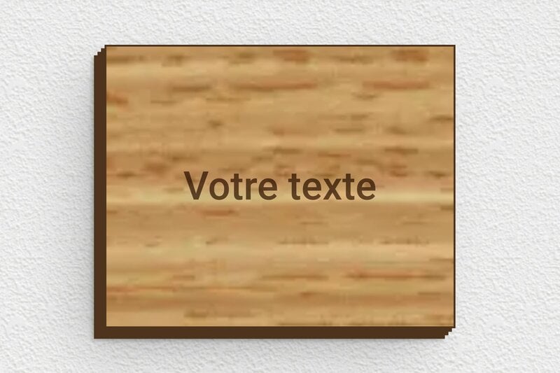 Petite plaque gravée  - Bois - 50 x 40 mm - chene - none - sur-mesure-s-bois-chene-01