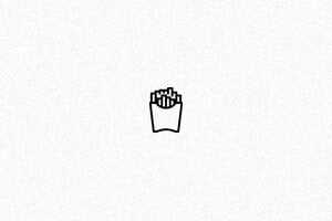 Tampon loto - Trodat Printy 4921 - 12 x 12 mm - 4 lignes max. - encre black - boîtier noir - fidelity-fries