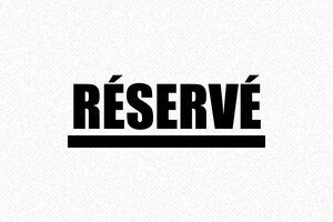 Nos tampons avec la formule RESERVÉ - Marquage de Réservation : Tampon Printy 4.0 Trodat - 47 x 18 mm - 7 lignes max. - encre black - boîtier noir - formule-reserve04