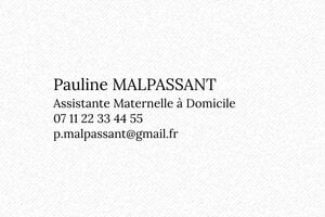 Tampon Assistante Maternelle - Trodat Printy 4913 - 58 x 22 mm - 8 lignes max. - encre black - boîtier noir - ast-maternelle-06