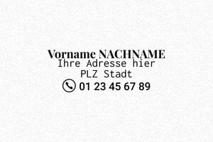 Trodat Stempel Pocket 9512 - 47 x 18 mm - max. 7 Zeilen - encre black - boîtier noir - de-besonders1-po9512