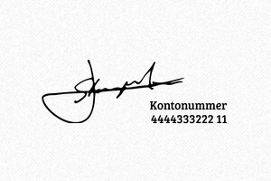 Unterschriftenstempel - Trodat Printy 4913 - 58 x 22 mm - max. 8 Zeilen - encre black - boîtier rouge - de-unterschrift3-4929