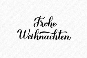 Weihnachtsstempel - Handgemachter Weihnachtsstempel - 60 x 25 mm - Holzgriff - 60 x 25 mm - max. 10 Zeilen - encre black - de-weihnachten-stempel-001-3