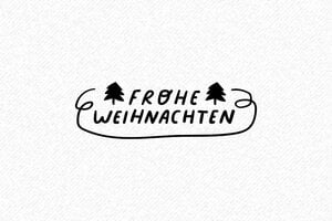 Weihnachtsstempel - Weihnachtsstempel Tannenbaum - 60 x 25 mm - 60 x 25 mm - max. 10 Zeilen - encre black - de-weihnachten-stempel-002-3