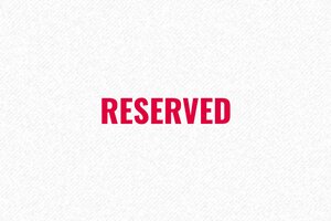 Stock Phrase Stamps - Administrative Stamp “RESERVED” - encre red - boîtier rouge - en-uk-formal-reserved02-1748944245944 Stock Phrase Stamps - Administrative Stamp “RESERVED” - encre red - boîtier rouge - en-uk-formal-reserved02-1748944245944