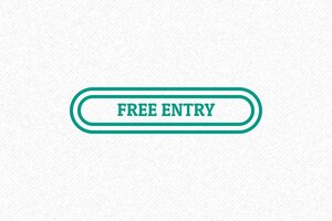 Stock Phrase Stamps - Event Stamp “FREE ENTRY” - encre green - boîtier vert - en-uk-free-entry05-1748944232787 Stock Phrase Stamps - Event Stamp “FREE ENTRY” - encre green - boîtier vert - en-uk-free-entry05-1748944232787