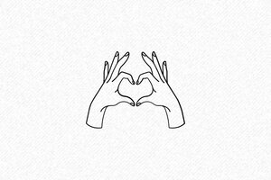 Craft Stamps - Heart Hands Motif Stamp - encre black - en-uk-motif-stamp-001-27-1748944994813 Craft Stamps - Heart Hands Motif Stamp - encre black - en-uk-motif-stamp-001-27-1748944994813