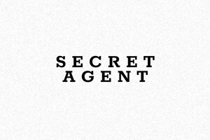 Stock Phrase Stamps - Wooden Stamp "SECRET AGENT" - encre black - en-uk-secret-agent-1748944066769 Stock Phrase Stamps - Wooden Stamp "SECRET AGENT" - encre black - en-uk-secret-agent-1748944066769