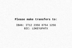 Bank Stamps - Trodat Stamp Printy 4912 - encre black - boîtier noir - en-uk-trodat-stamp-iban-002-4-1748945479004 Bank Stamps - Trodat Stamp Printy 4912 - encre black - boîtier noir - en-uk-trodat-stamp-iban-002-4-1748945479004