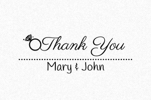 Wedding Stamps - Wooden Stamp Otypo 6025 - encre black - en-uk-wedding-thanks02-1748943293057