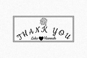 Wedding Stamps - Wooden Stamp Otypo 6025 - encre black - en-uk-wedding-thankyou03-1748943285742