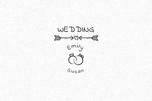 Wedding Stamps - Wooden Stamp Otypo 3030 - encre black - en-uk-wedding24-1748943323399