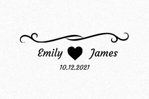 Wedding Stamps - Wooden Stamp Otypo 6025 - encre black - en-uk-wedding26-1748943418838