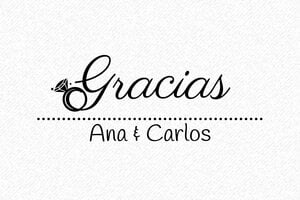 Sellos de Boda  - Sello de madera Otypo 6025 - undefined - encre black - es-boda-gracias02-1747815617734