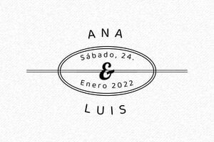 Sellos de Boda  - Sello de madera Otypo o6040 - undefined - encre black - es-boda14-1747815519017