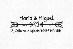 Sellos de Boda  - Sello de madera Otypo 6025 - undefined - encre black - es-boda15-1747815565937