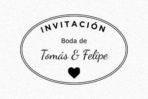 Sellos de Boda  - Sello de madera Otypo o6040 - undefined - encre black - es-boda23-1747815493864