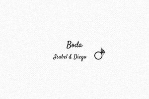 Sellos de Boda  - Sello de madera Otypo 4015 - undefined - encre black - es-boda25-1747815758164