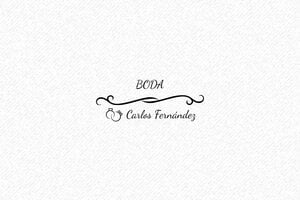 Sellos de Boda  - Sello de madera Otypo 4015 - undefined - encre black - es-boda27-1747815639026