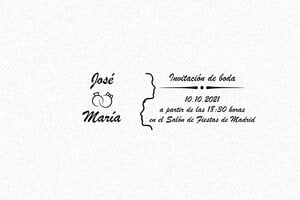 Sellos de Boda  - Sello de madera Otypo 6025 - undefined - encre black - es-boda28-1747815482674