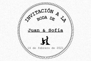 Sellos de Boda  - Sello de madera Otypo o5050 - undefined - encre black - es-boda30-1747815511158