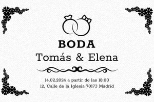 Sellos de Boda  - Sello de madera Otypo 10060 - undefined - encre black - es-boda35-1747815562228