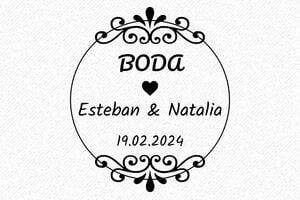 Sellos de Boda  - Sello de madera Otypo o5050 - undefined - encre black - es-boda38-1747815645227