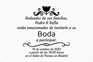 Sellos de Boda  - Sello de madera Otypo 10060 - undefined - encre black - es-boda41-1747815580399