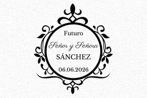 Sellos de Boda  - Sello de madera Otypo o5050 - undefined - encre black - es-boda43-1747815587544
