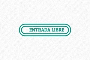 Sellos Comerciales - Sello de Entrada Libre - undefined - encre green - boîtier vert - es-entrada-libre05-1747816298020