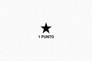 Sellos para Tarjetas de Fidelización - Sello de tarjeta de bonificación con estrella y texto - undefined - encre black - es-estrella-punto-fiel-1-1747815918382