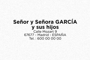 Sellos de Dirección - Sello Trodat Printy 4913 - undefined - encre black - boîtier noir - es-familia01-1747815220449