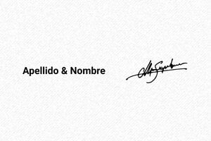 Sellos de 1 Línea - Sello Trodat Printy 4916 - undefined - encre black - boîtier noir - es-firma2-4916-1747815340352