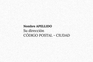 Sellos de Dirección - Sello Trodat Metal Line 5200 - undefined - encre black - boîtier anneau noir - es-flor-5200-1747815257073
