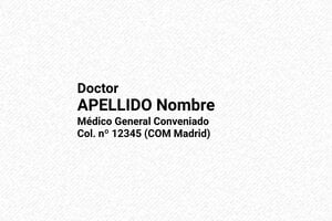 Sellos Médicos - Sello de bolsillo Trodat 9512 - undefined - encre black - boîtier noir - es-medico09-1748858352997