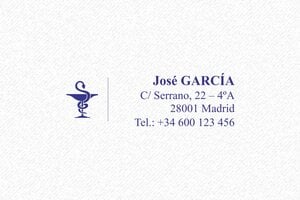 Sellos Médicos - Sello de bolsillo Trodat 9512 - undefined - encre purple - boîtier noir rouge - es-medico20-1748858342962