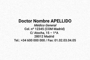 Sellos Médicos - Sello Trodat Printy 4913 - undefined - encre black - boîtier noir - es-medico22-1748858237270