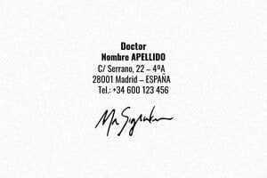 Sellos Médicos - Sello Trodat Printy 4923 - undefined - encre black - boîtier noir - es-medico32-1748858281990