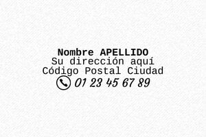 Sellos de Dirección - Sello Trodat Printy 4912 - undefined - encre black - boîtier noir - es-n-especial1-po4912-1747815250226