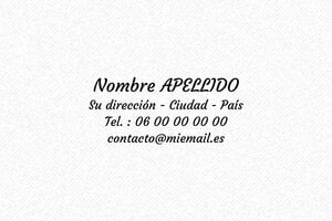 Sellos de Dirección - Sello Trodat Printy 4912 - undefined - encre black - boîtier noir - es-nombre-flo-4912-1747815264434