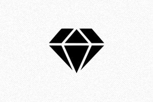 Sellos para Scrapbooking - Sello Motivo Diamante - undefined - encre black - es-sello-motivo-001-29-1747817176074