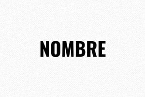 Sellos de Nombre - Sello No con carita insatisfecha - undefined - encre black - es-sello-nombre-001-3-1747817262580