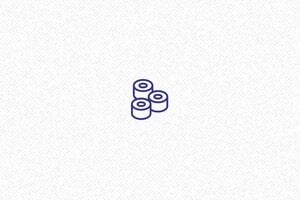 Sellos para Tarjetas de Fidelización - Sello Trodat Printy 4921 - undefined - encre purple - boîtier noir - es-sushi-fiel1-1747815947345