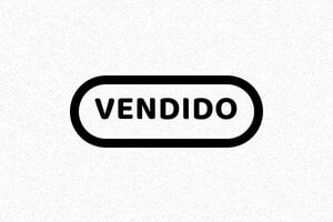 Sellos Comerciales - Sello de Artículos Vendidos - undefined - encre black - boîtier noir - es-vendido04-1747816132465