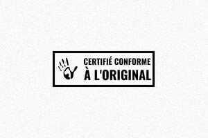 Tampon Certifié Conforme Classique avec Logo main et Mention encadrée - undefined - encre black - formule-conforme-original4