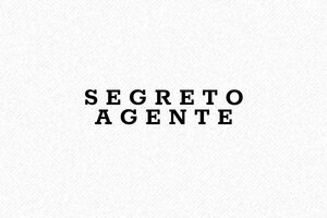 Timbro Magazzino Strettamente Riservato semplice indicazione - undefined - encre black - it-agente-segreto-1747206855813
