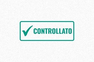 Timbro di Magazzino Controllato - undefined - encre green - boîtier noir - it-controllato-formalmente-1747207061146