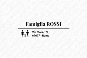 Timbri con indirizzo  - Timbro Trodat Printy 4912 - undefined - encre black - boîtier pêche - it-famiglia04-1747204334410
