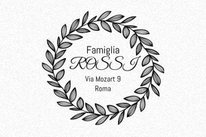 Timbri con indirizzo  - Timbro in legno Otypo o5050 - undefined - encre black - it-famiglia05-1747204324894