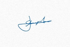 Timbro con firma - Timbro Trodat Printy 4912 - undefined - encre blue - boîtier bleu - it-firma03-1747207861016